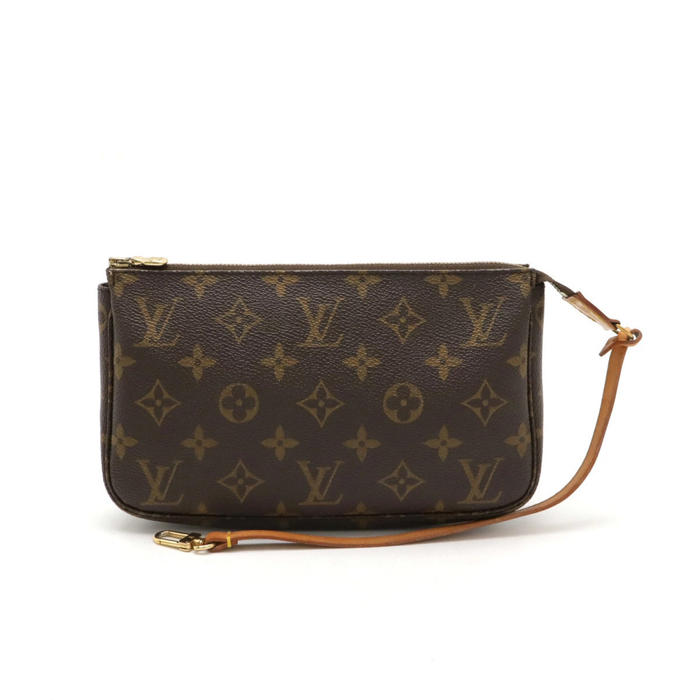 LOUIS VUITTON Monogram Pochette Accessoires Accessory Pouch Clutch Handbag Bag